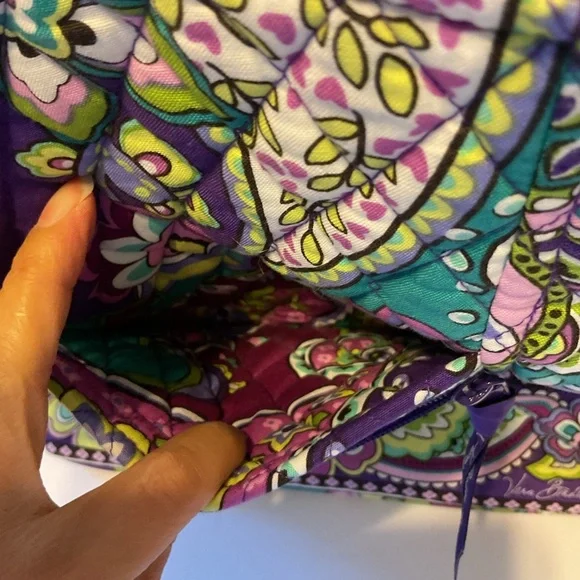 Vera Bradley Glenna Shoulder Bag Heather Paisley Multi Color Quilted Grandmacore - Picture 6 of 9